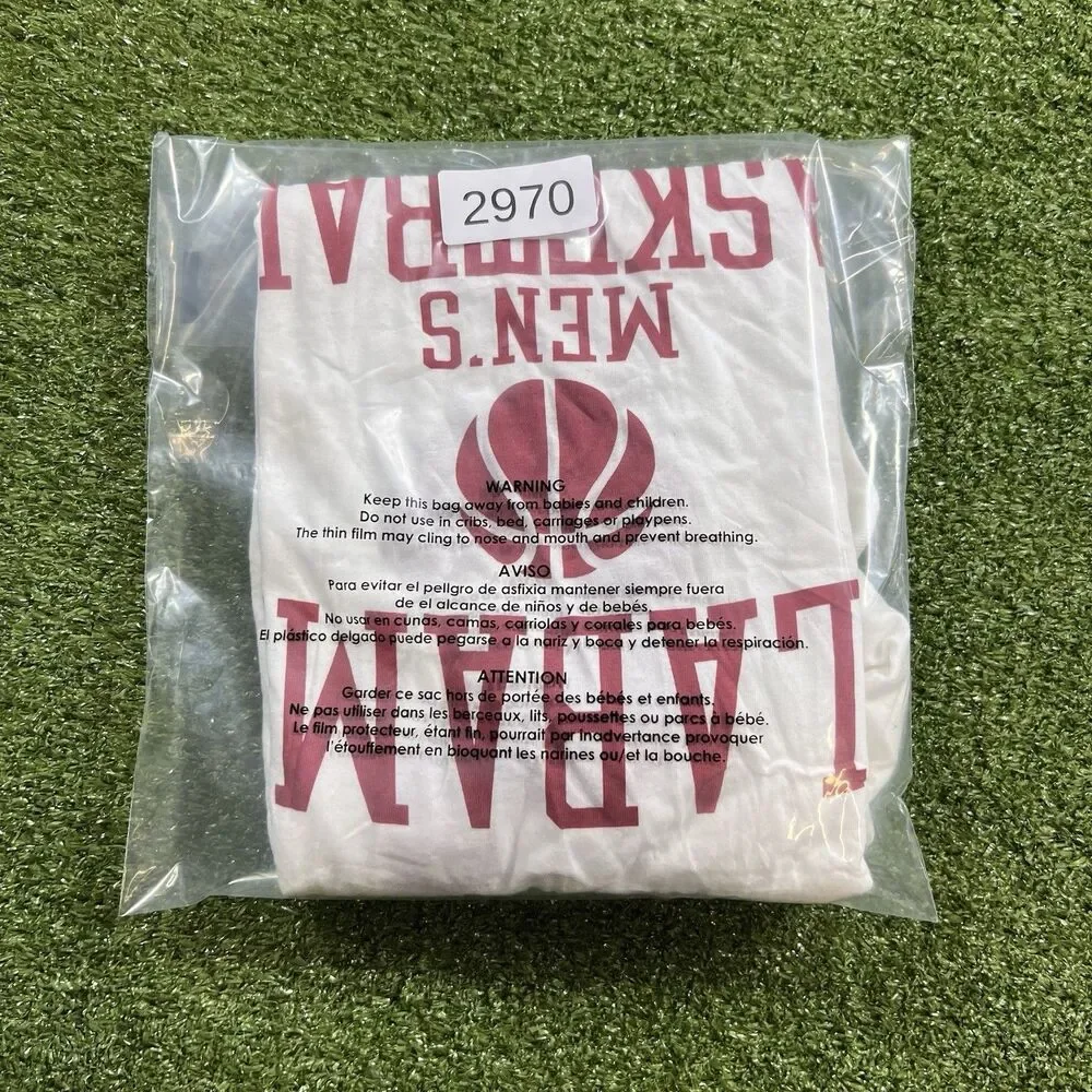 Fanatics Alabama Men’s Basketball Shirt M Women Fan Apparel NWOT White